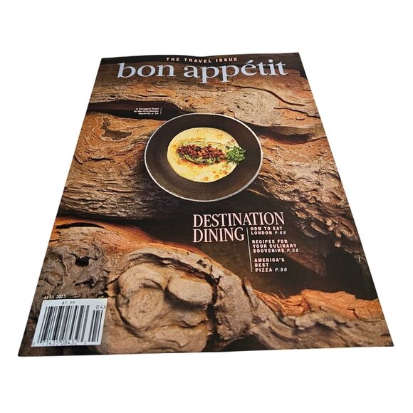 Bon Appétit April 2025 Travel Issue Magazine Destination Dining Eat London Pizza - Picture 1 of 6